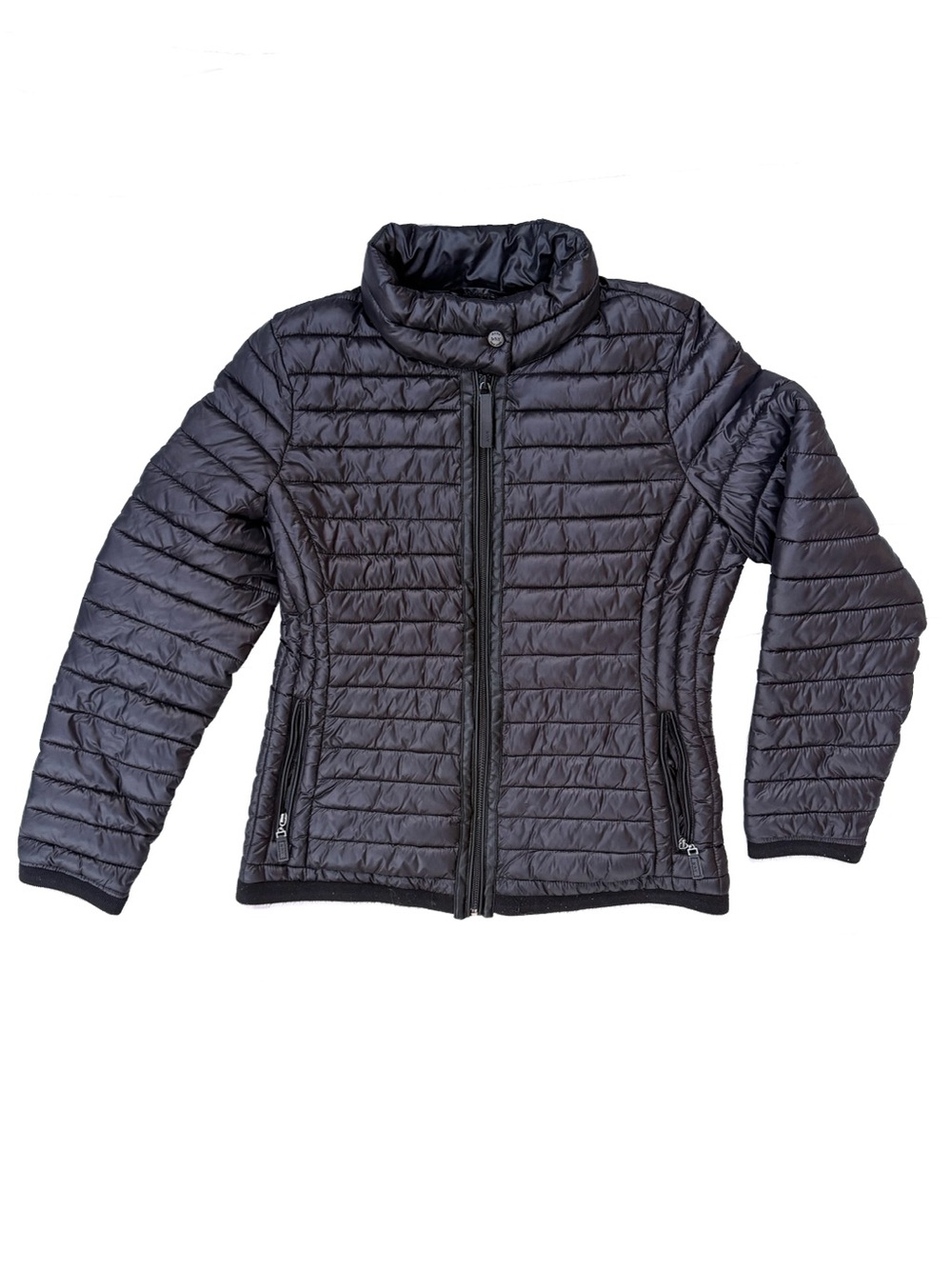Marc New York Performance Lightweight Quilted Puffer Jacket Black Size M Womens